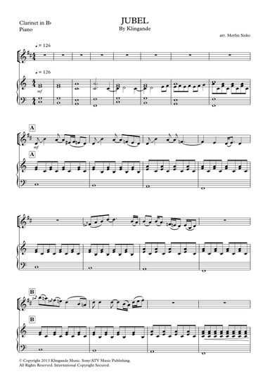 Jubel (arr. Merlin Sisko)