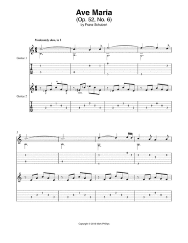 Ave Maria (arr. Mark Phillips)