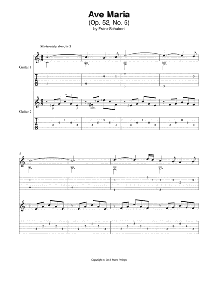 Ave Maria (arr. Mark Phillips)