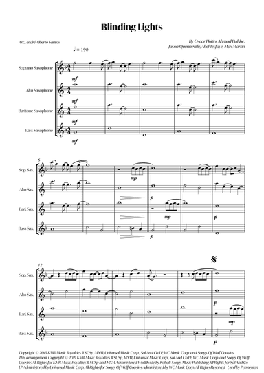 Blinding Lights (arr. André Alberto Santos)