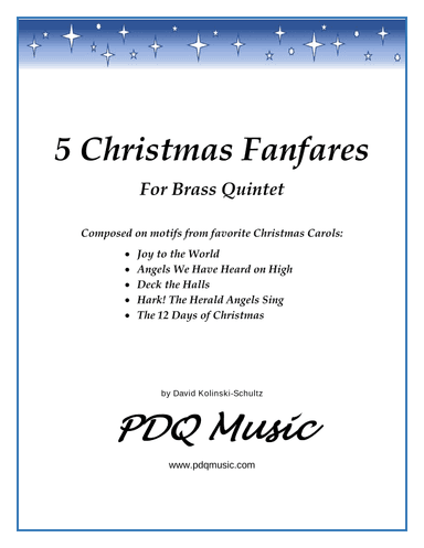 5 Christmas Fanfares for Brass Quintet