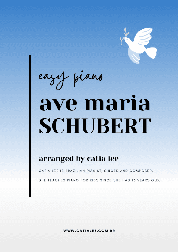 Ave Maria for Easy Piano (arr. Catia Lee)