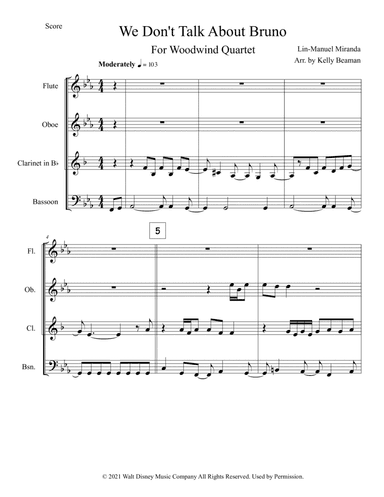 We Don't Talk About Bruno (arr. Kelly Beaman)