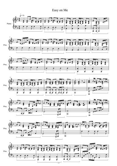 Easy On Me (arr. Adele Adkins)