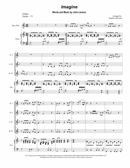 Imagine (arr. Stephen DeCesare)