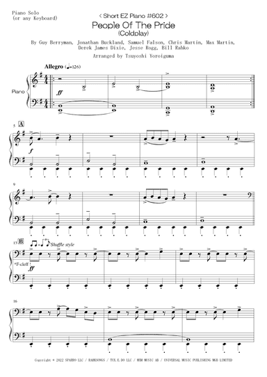 People Of The Pride (arr. Tsuyoshi Yoroiguma)