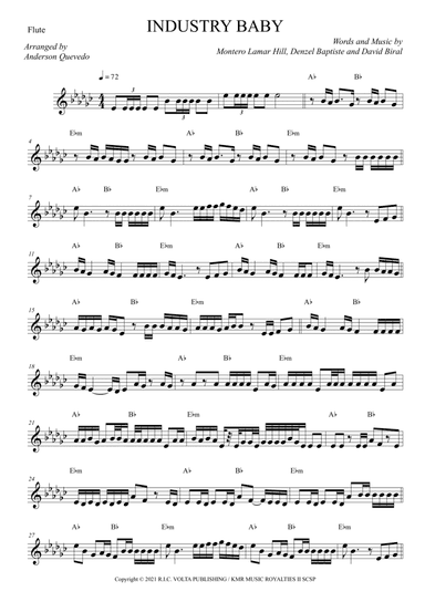 Industry Baby (arr. Anderson Quevedo)