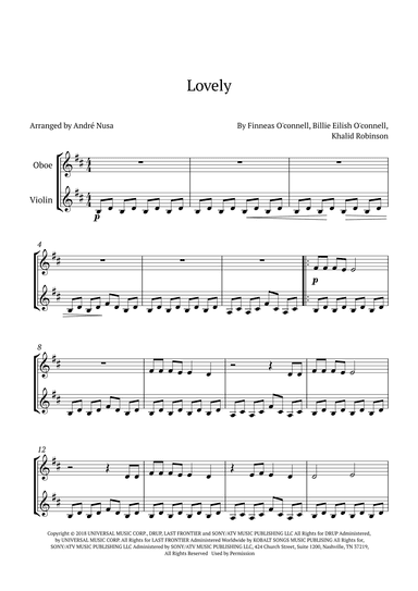 Lovely (arr. André Nusa)