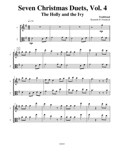 Seven Christmas Duets, Vol. 4 (arr. Kenneth D. Friedrich)