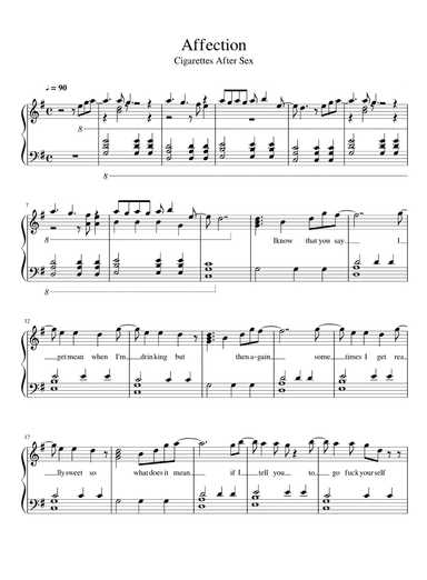 Affection (arr. eduardo)