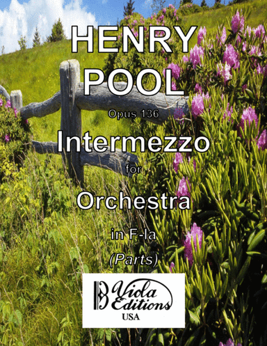 Opus 136, Intermezzo for Orchestra in F-la (Parts)