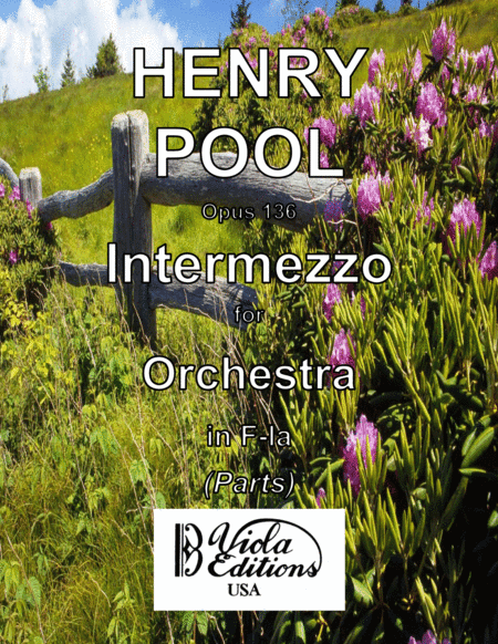 Opus 136, Intermezzo for Orchestra in F-la (Parts)