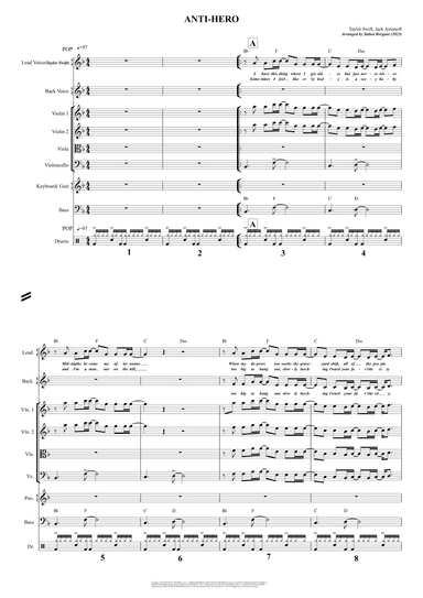 Anti-hero (arr. Sidnei Borgani)
