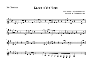 Dance of the Hours (arr. Zachary Corbett)