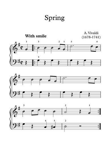 Spring (arr. Michał Pach)