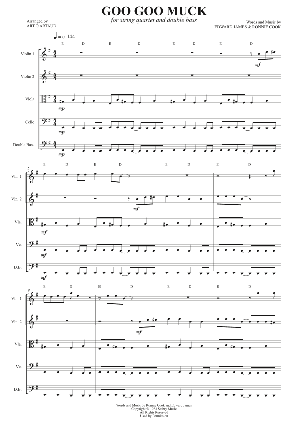 Goo Goo Muck (arr. Art.o Artaud)