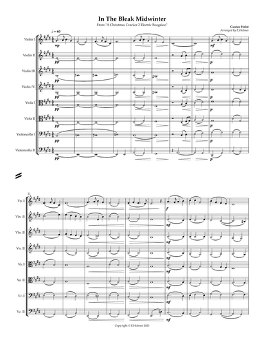 In the Bleak Midwinter for String Octet/String Orchestra (arr. Edward Holmes)