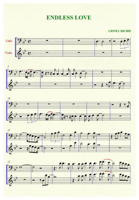 Endless Love (arr. archecollamusic)