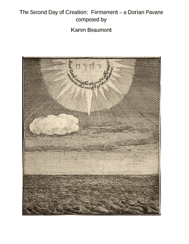 The Second Day of Creation: a Dorian Pavane