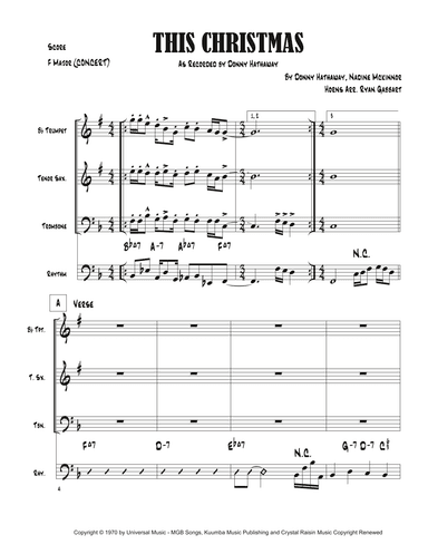 This Christmas (arr. Ryan Gabbart)