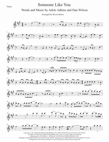 Someone Like You (arr. Kevin Busse)