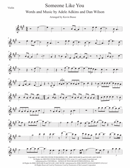 Someone Like You (arr. Kevin Busse)