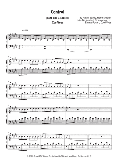 Control (arr. Stefano Sposetti)