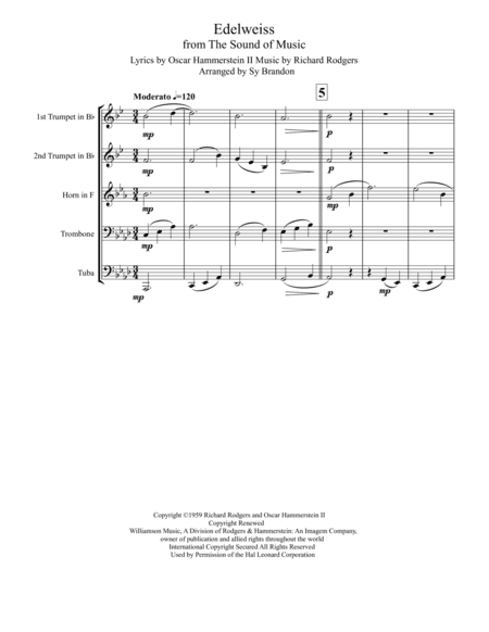 Edelweiss (arr. Sy Brandon)