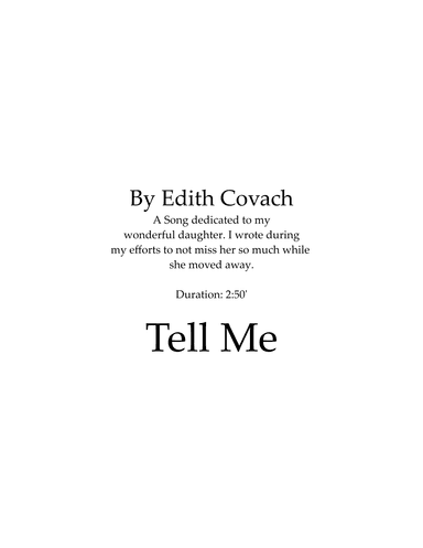 Tell Me