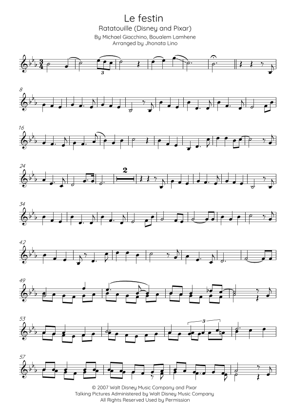 Le Festin (arr. Jhonata Lino)