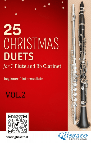 25 Christmas Duets for Flute and Clarinet - VOL.2 (arr. Francesco Leone)