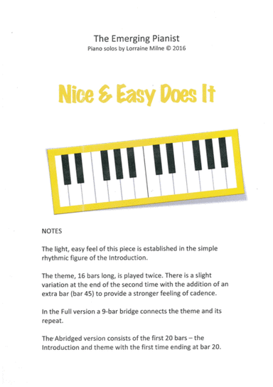 Nice & Easy Does It