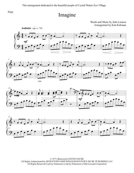 Imagine (arr. Kim Kirkman)