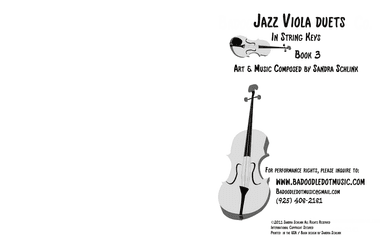 Jazz Viola Duet book 3 in string keys