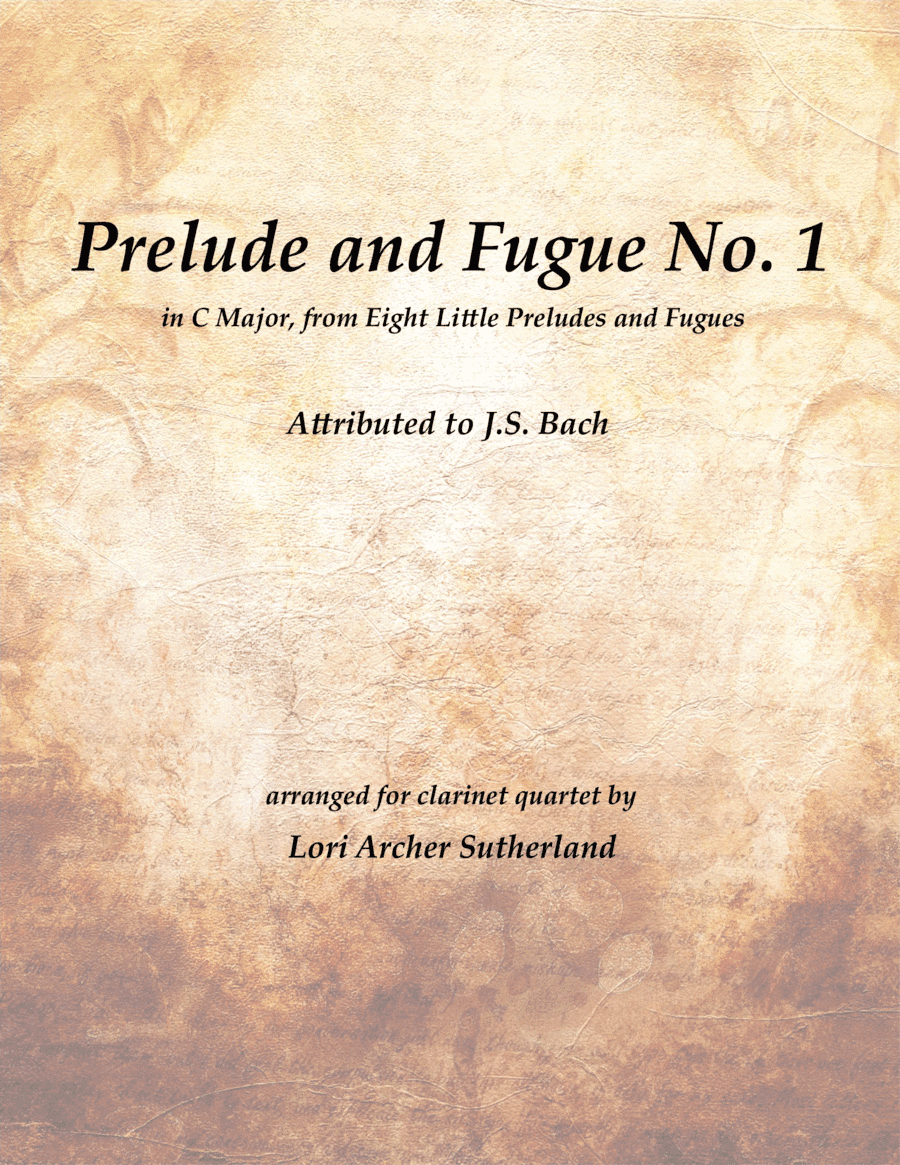 Prelude and Fugue No. 1 in C Major (arr. Lori Archer Sutherland)