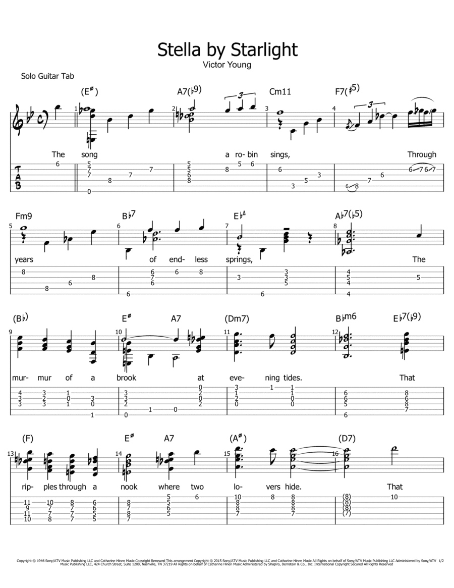 Stella By Starlight (arr. Philip Jackson)