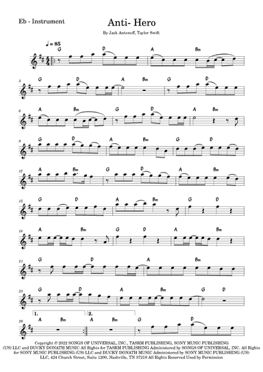 Anti-hero (arr. Fabio Eduardo de Oliveira)