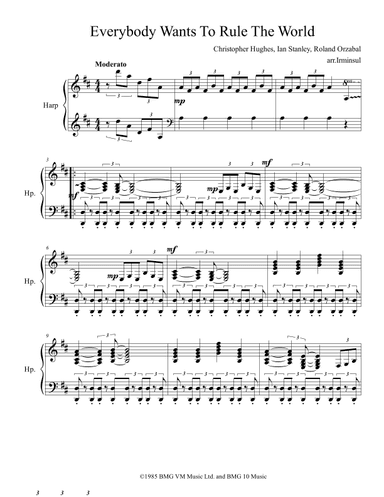 Everybody Wants To Rule The World (arr. Irminsul)