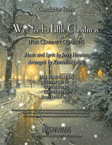 We Need A Little Christmas (arr. Kenneth Abeling)