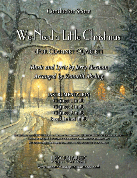We Need A Little Christmas (arr. Kenneth Abeling)