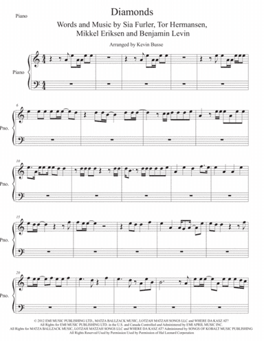 Diamonds (arr. Kevin Busse)