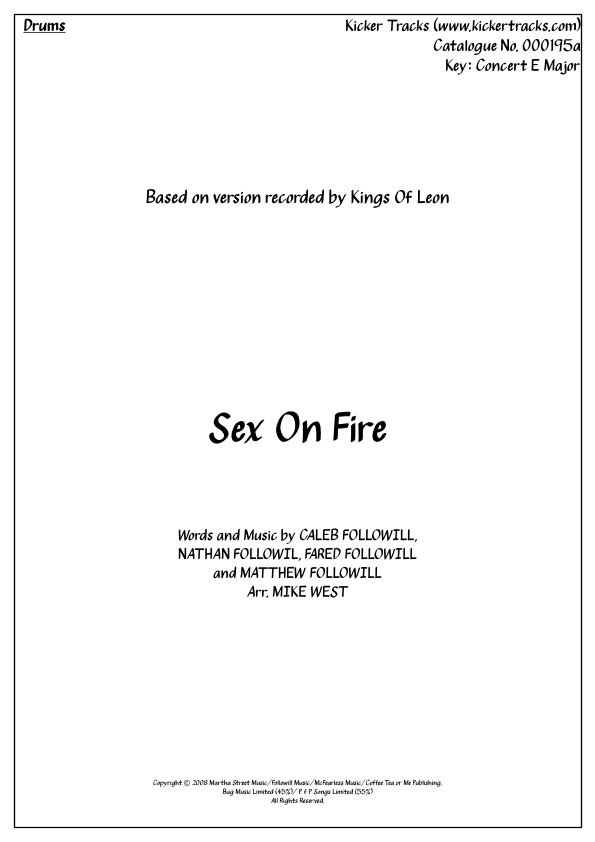 Sex On Fire (arr. Michael Storeton-West)