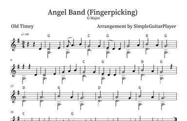 Angel Band (Fingerpicking) (arr. SimpleGuitarPlayer)