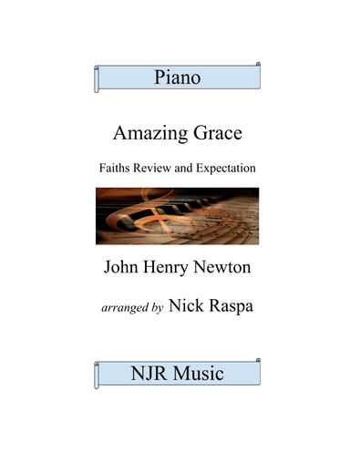 Amazing Grace (solo piano) (arr. Nick Raspa)