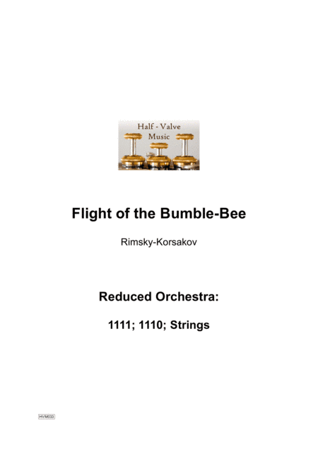 Flight of the Bumblebee (Reduced orchestra) (arr. Matt Lax)