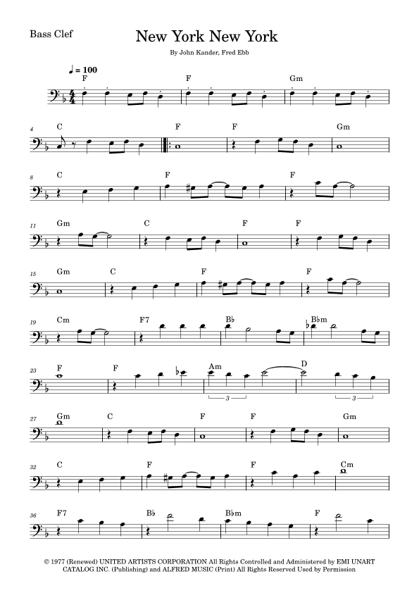 Theme From "new York, New York" (arr. Fabio Eduardo de Oliveira)