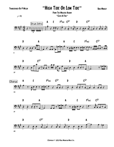 High Tide Or Low Tide (arr. P Welsh)