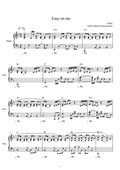 Easy On Me (arr. Adele Adkins)