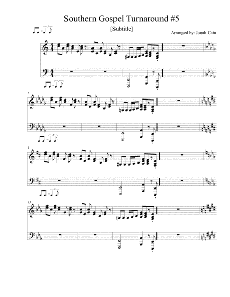 Southern Gospel Turnaround #5