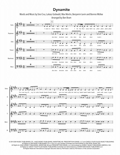 Dynamite (arr. Ben Bram)